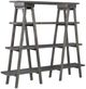 Magnussen Home® Sutton Place Weathered Charcoal Gray Bookshelf-0