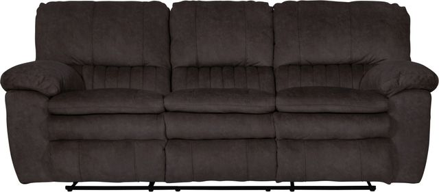 Catnapper® Reyes Chocolate Power Lay Flat Reclining Sofa-0