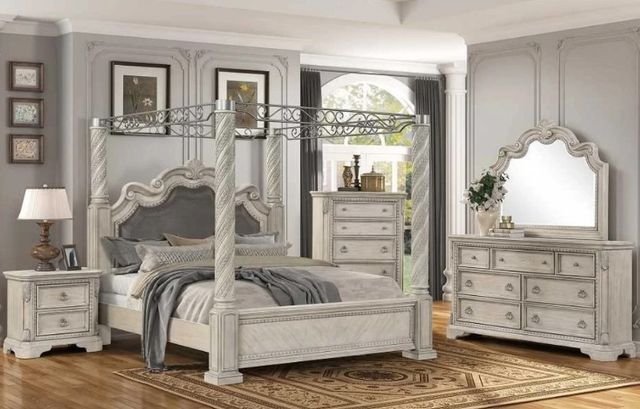 Bernards Coventry Gray Nightstand-1