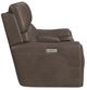 Flexsteel® Carter Cappuccino Power Reclining Loveseat with Console-3