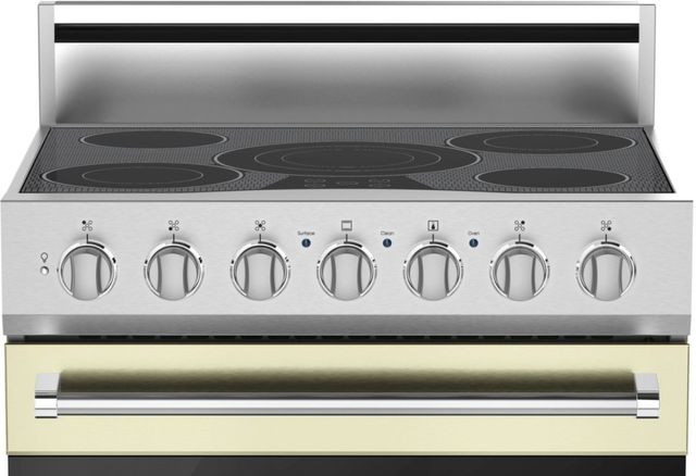 Viking® 3 Series 30" Vanilla Cream Freestanding Electric Range-1