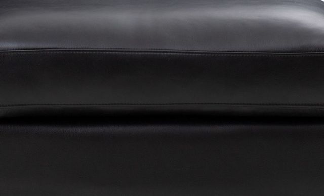 Leather Italia™ Georgetowne Luca Black Split Ottoman-1
