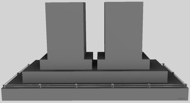 Vent-A-Hood® 66" Gunsmoke Contemporary Island Range Hood-0