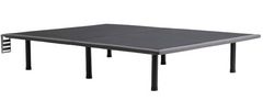 Malouf™ Thin Deck Charcoal Queen Upholstered Platform Bed