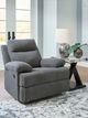 Signature Design by Ashley® Tarrant Charcoal Manual Rocker Recliner-5