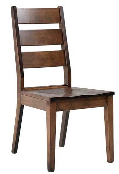 Country View Woodworking Customizable MIYW Dining Side Chair with Brown Frame-0