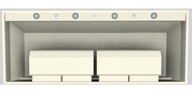 Vent-A-Hood® Designer Series 60" Biscuit Wall Mounted Range Hood-3