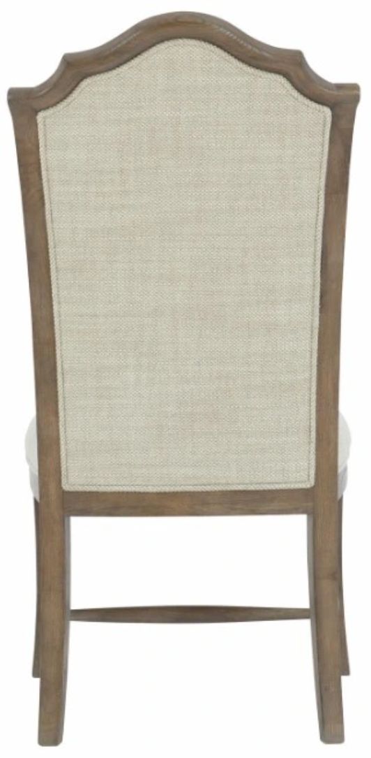 Bernhardt Rustic Patina Beige/Peppercorn Side Chair-3