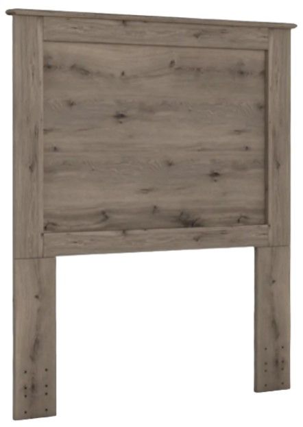 Perdue Woodworks Essentials Weathered Gray Ash Twin Panel Headboard -0