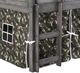 Donco Kids Louver Green Camo/Antique Gray Youth Twin Loft Bed with Tent Kit-2