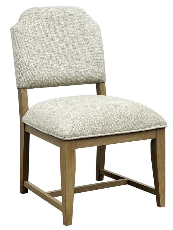 Bernards Tarrington Almond/Gray Upholstered Side Chair-0