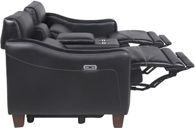 Steve Silver Co. Giorno Midnight Dual Power Reclining Loveseat with Console-3