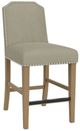 Riverside Furniture Mix-N-Match Sand Clipped Top Upholstered Dining Stool -0