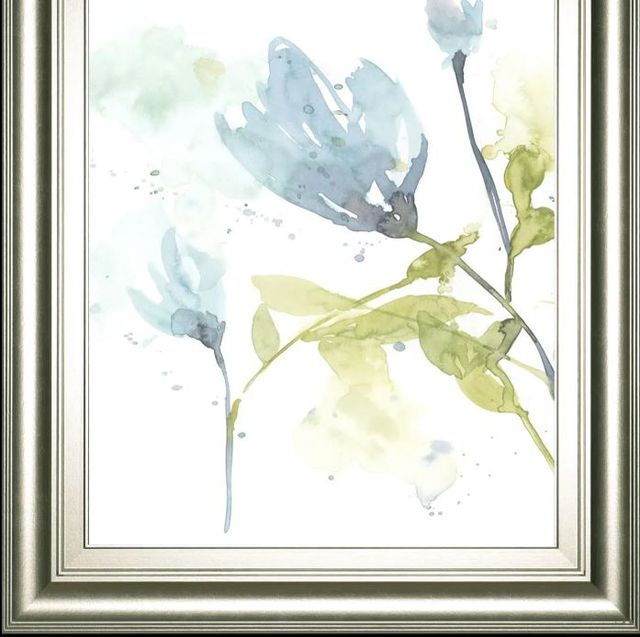 Classy Art Cerulean Splash I by Jennifer Goldberger Wall Art-1