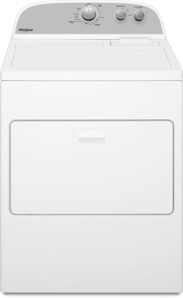 Whirlpool® 7.0 Cu. Ft. White Front Load Gas Dryer-0