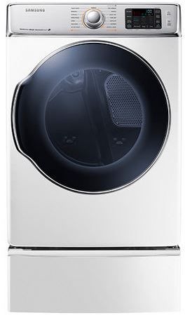 Samsung 9100 Series 9.5 Cu. Ft. White Front Load Electric Dryer-2