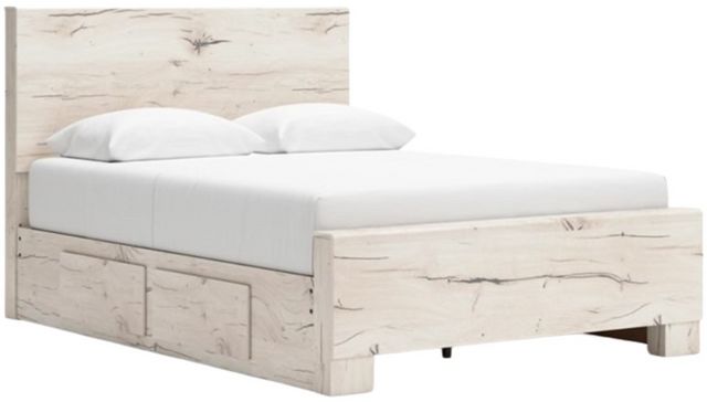 Lawroy Panel Bed - Light Natural