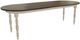 Mavin Customizable 38" x 84" Oval Extendable Dining Table with 18" Leaf-0