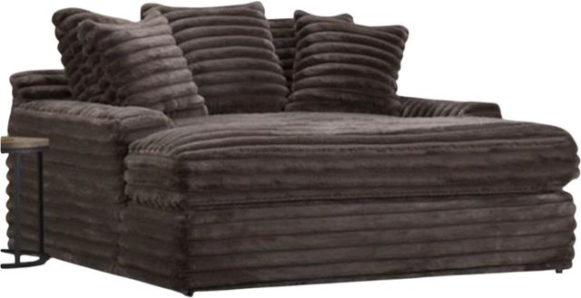 American Wholesale Furniture Jenna Chocolate Mega Chaise-0