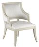 Currey & Company Brandy Gray Salt/Pewter Platinum Chair-0