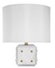 A & B Home White 14" Table Lamp-1