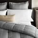 Malouf® Chambray Flint Queen Comforter Set-1
