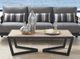 Tommy Bahama® Outdoor South Beach Dark Graphite Rectangular Cocktail Table with Teak Top-2