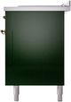 Ilve® Nostalgie II Series 60" Emerald Green Pro Style Dual Fuel Range-3