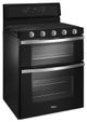 Whirlpool® 30" Black Ice Freestanding Gas Double Oven-3