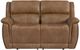 Flexsteel® Beau Silt Tan Power Reclining Loveseat with Power Headrests-2