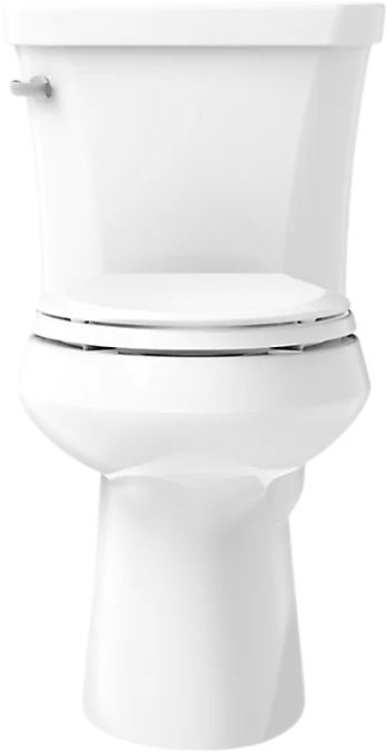 KOHLER® Highline® White 2-Piece Chair-Height Elongated Toilet, 1.28 Gpf with Insuliner® Tank Liner-1