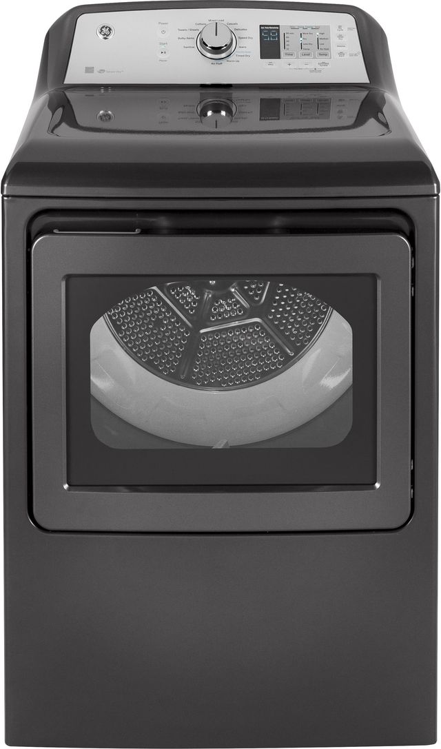 GE® 7.4 Cu. Ft. Diamond Gray Front Load Electric Dryer-0