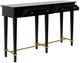 StyleCraft Black/Gold Console Table-1