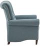 Olliix by Madison Park Aidan Blue Push Back Recliner-1