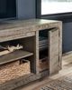 Signature Design by Ashley® Krystanza Weathered Gray 92" TV Stand-4
