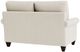 Bassett® Furniture Customizable True Custom® Roll Arm Loveseat-3