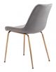 Zuo® Tony Gray/Gold Dining Chair-4