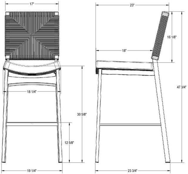 Amisco Customizable Abby Bar Stool-2