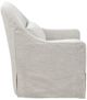 Olliix by Madison Park Ivory/Black Theo Swivel Glider Chair-3