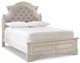 Signature Design by Ashley® Realyn 3-Piece Chipped White Full Panel Bed Set-1