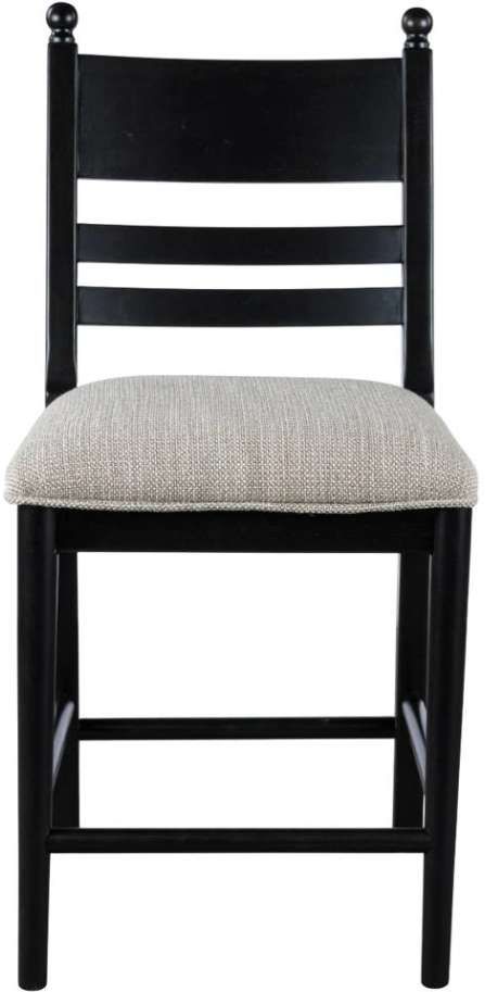 Signature Design by Ashley® Greddinton Black Upholstered Bar Stool-1