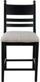Signature Design by Ashley® Greddinton Black Upholstered Bar Stool-1
