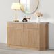 ACME Furniture Qwin Oak Server-1