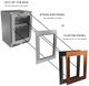 Perlick® G5 Shallow ADA 24" 3.1 Cu. Ft. Panel Ready Glass Door Built-In Under the Counter Refrigerator-2