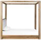 Four Hands Frederick Antwerp Bone/Natural Oak Queen Canopy Bed-3
