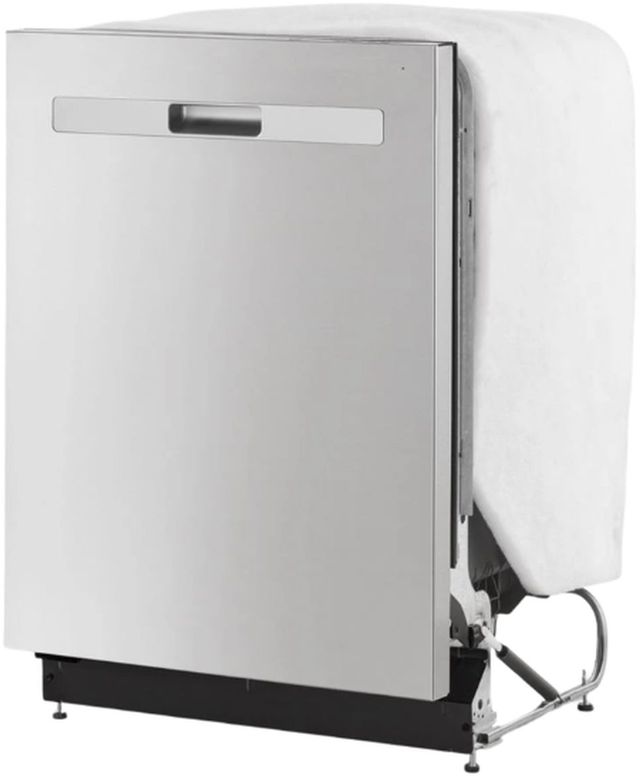 Whirlpool® 24" Fingerprint Resistant Stainless Steel Built In Dishwasher with 3rd Rack and Pocket Handle-2