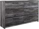 Signature Design by Ashley® Baystorm 5-Piece Gray Queen Panel Bed Set-2