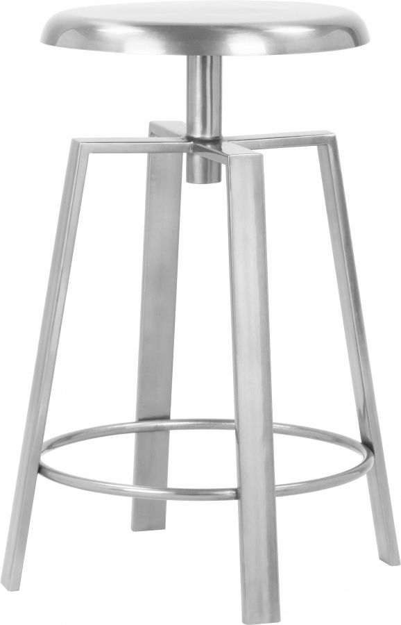 Meridian Furniture Lang Silver Counter Stool-0