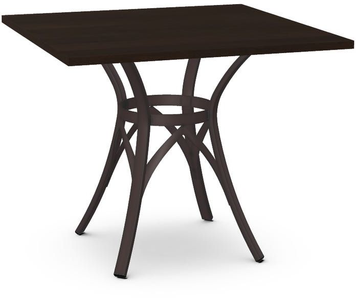 Amisco Customizable Kai Birch Veneer Square Table | Stubbe's