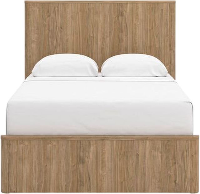Signature Design by Ashley® Gramburg Warm Natural Brown Youth Full Panel Platform Bed-2